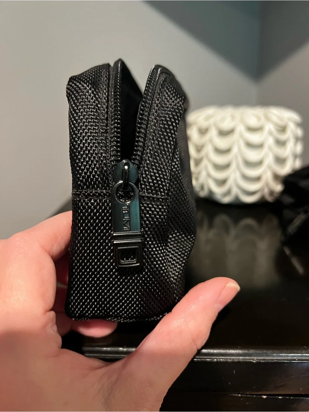 Set of Two Tumi Alpha Mini Amenity Case in Black